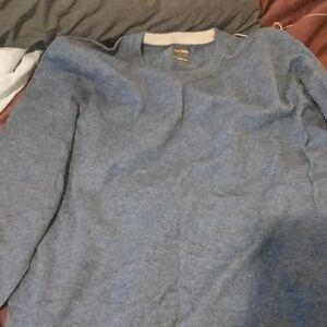 Classic Blue Crewneck Sweater for Men